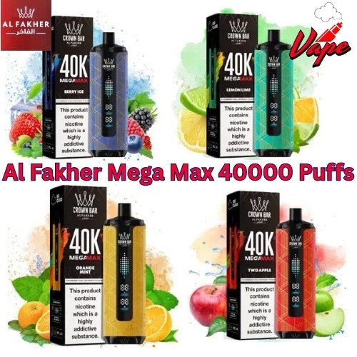 Al Fakher Mega Max 40000 Puffs All Flavors