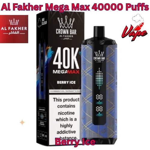 Al Fakher Mega Max 40000 Puffs Berry Ice