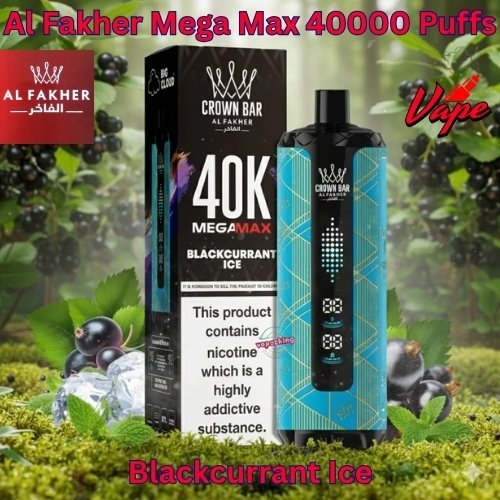 Al Fakher Mega Max 40000 Puffs Blackcurrant Ice