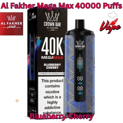 Al Fakher Mega Max 40000 Puffs Blueberry Cherry