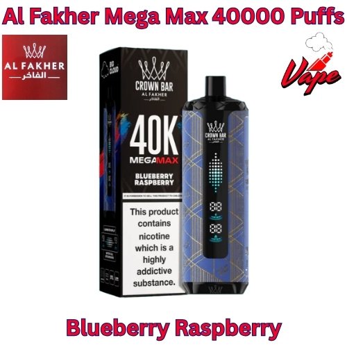 Al Fakher Mega Max 40000 Puffs Blueberry Raspberry