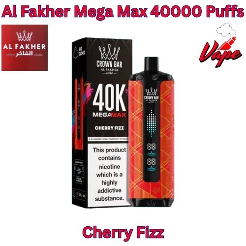 Al Fakher Mega Max 40000 Puffs Cherry Fizz