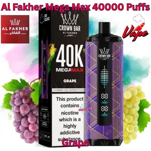 Al Fakher Mega Max 40000 Puffs Grape