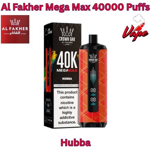 Al Fakher Mega Max 40000 Puffs Hubba