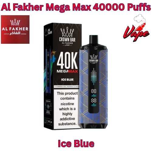 Al Fakher Mega Max 40000 Puffs Ice Blue