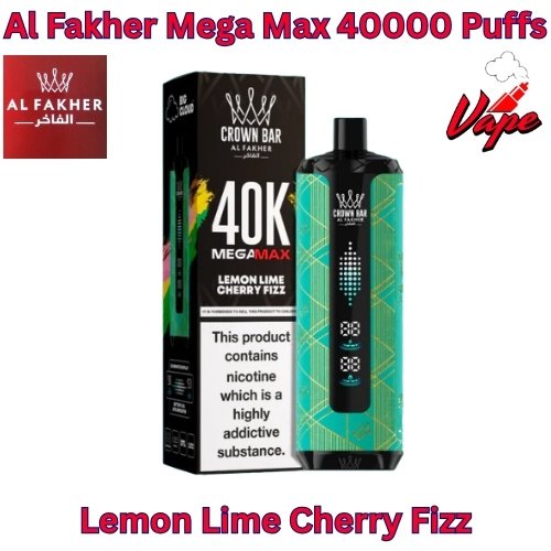 Al Fakher Mega Max 40000 Puffs Lemon Lime Cherry Fizz