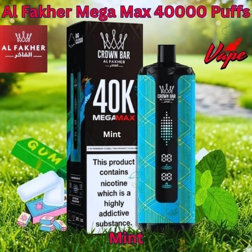 Al Fakher Mega Max 40000 Puffs Mint