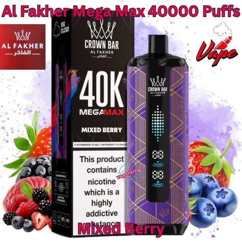 Al Fakher Mega Max 40000 Puffs Mixed Berry