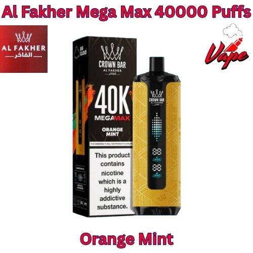 Al Fakher Mega Max 40000 Puffs Orange Mint