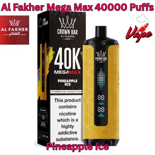 Al Fakher Mega Max 40000 Puffs Pineapple Ice