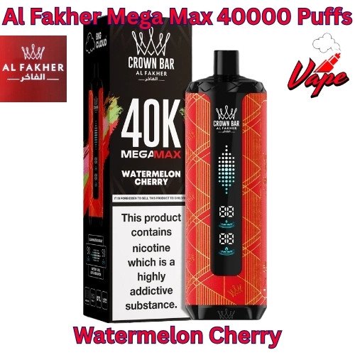 Al Fakher Mega Max 40000 Puffs Watermelon Cherry