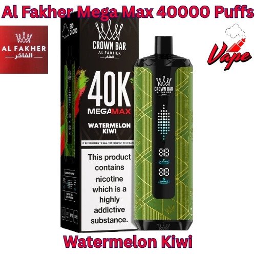 Al Fakher Mega Max 40000 Puffs Watermelon Kiwi