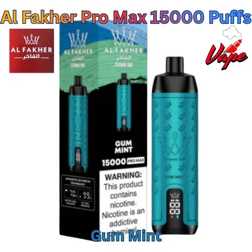 Al Fakher Pro Max 15000 Puffs Gum Mint