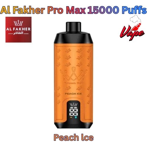 Al Fakher Pro Max 15000 Puffs Peach lce