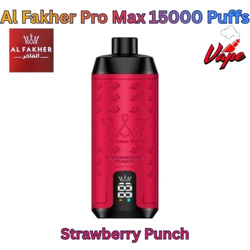 Al Fakher Pro Max 15000 Puffs Strawberry Punch