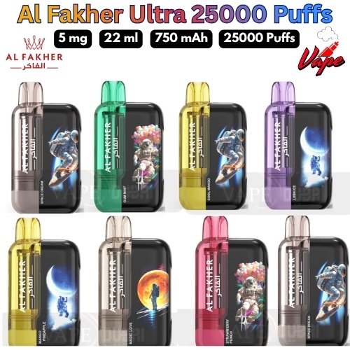 Al Fakher Ultra 25000 Puffs 5MG All Flavors