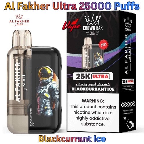 Al Fakher Ultra 25000 Puffs Blackcurrant Ice