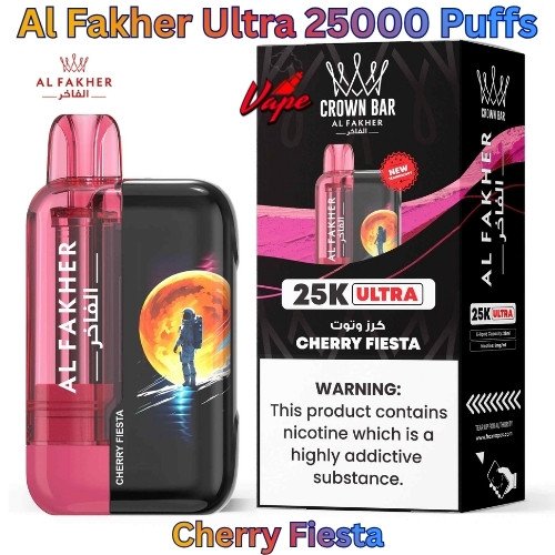 Al Fakher Ultra 25000 Puffs Cherry Fiesta
