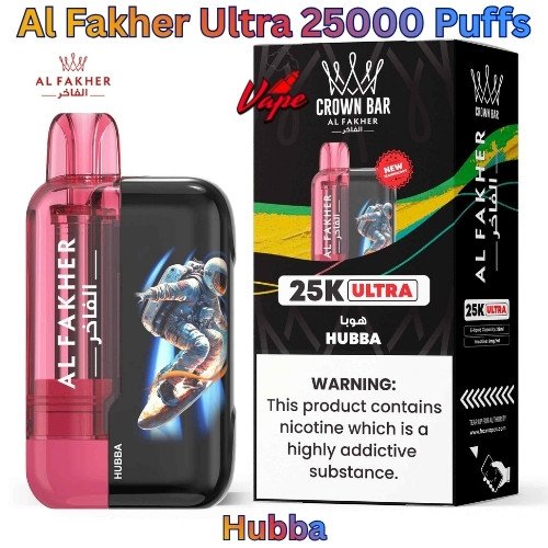 Al Fakher Ultra 25000 Puffs Hubba