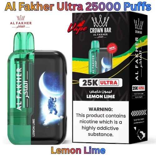 Al Fakher Ultra 25000 Puffs Lemon Lime
