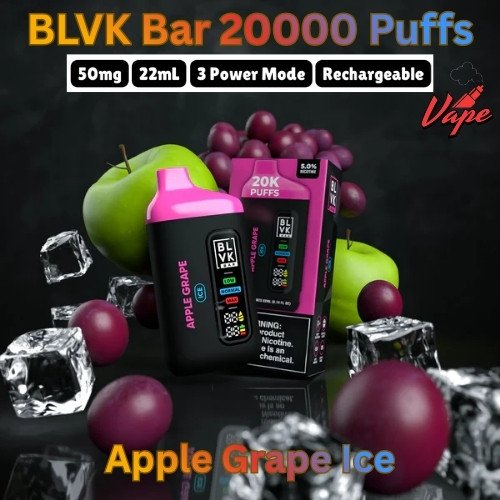 BLVK Bar 20000 Puffs Apple Grape Ice