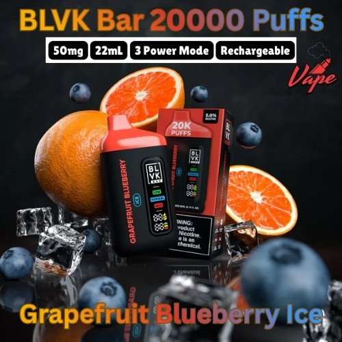 BLVK Bar 20000 Puffs Grapefruit Blueberry Ice