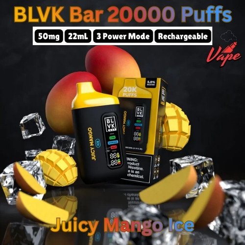 BLVK Bar 20000 Puffs Juicy Mango Ice