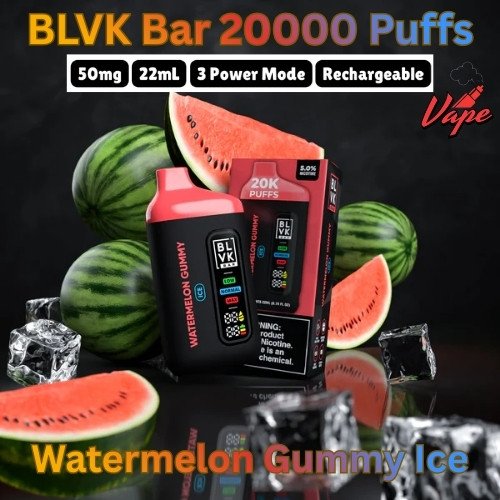 BLVK Bar 20000 Puffs Watermelon Gummy Ice
