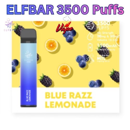 ELFBAR 3500 Puffs Blue Razz Lemonade