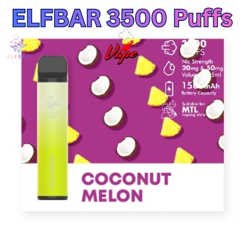 ELFBAR 3500 Puffs Coconut Melon