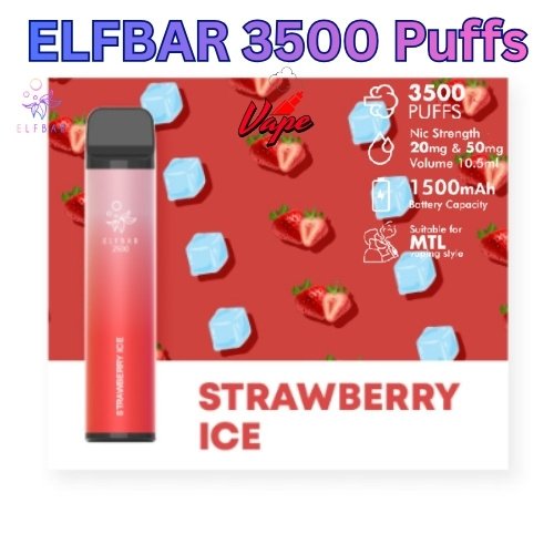 ELFBAR 3500 Puffs Strawbery Ice