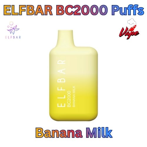 ELFBAR BC2000 Puffs Banana Milk