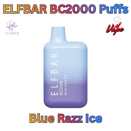 ELFBAR BC2000 Puffs Blue Razz Ice