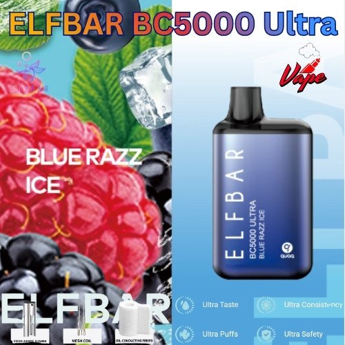 ELFBAR BC5000 Ultra Blue Razz Ice