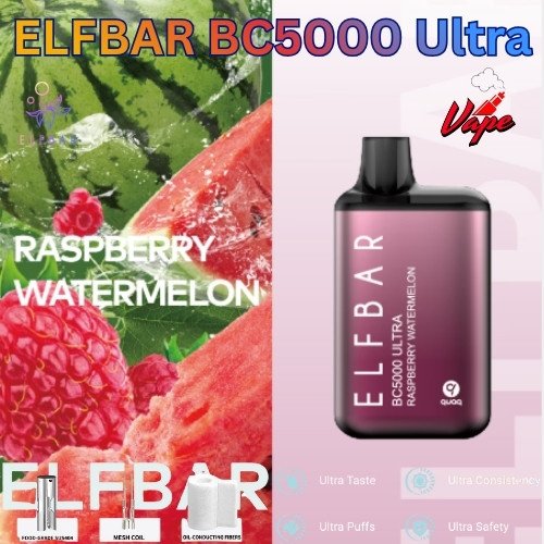 ELFBAR BC5000 Ultra Raspberry Watermelon