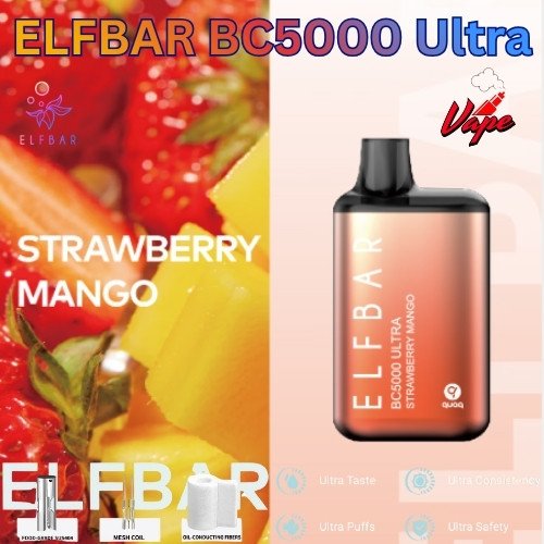 ELFBAR BC5000 Ultra Strawberry Mango