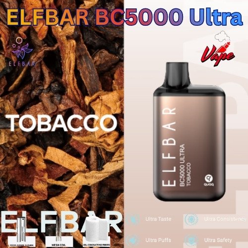 ELFBAR BC5000 Ultra Tobacco