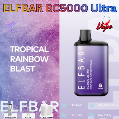 ELFBAR BC5000 Ultra Tropical Rainbow Blast