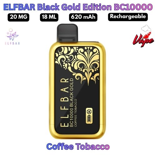 ELFBAR Black Gold Edition BC10000 Puffs Coffee Tobacco