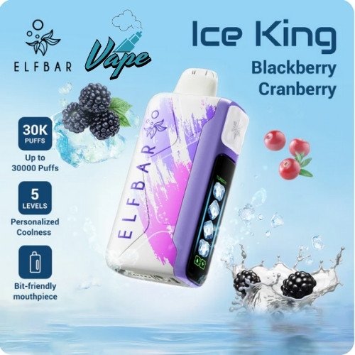 ELFBAR Ice King 30000 Puffs Blackberry Cranberry