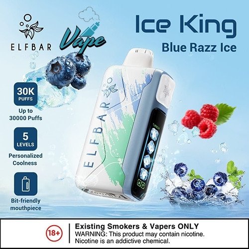 ELFBAR Ice King 30000 Puffs Blue Razz lce