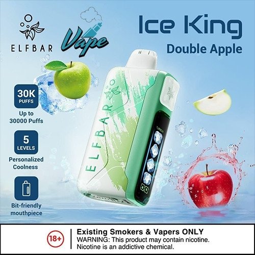 ELFBAR Ice King 30000 Puffs Double Apple