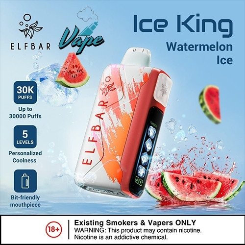 ELFBAR Ice King 30000 Puffs Watermelon lce