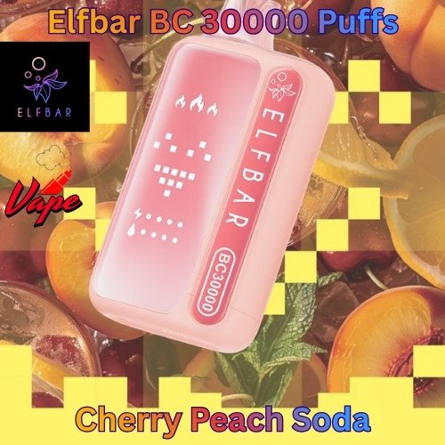 Elfbar BC 30000 Puffs Cherry Peach Soda