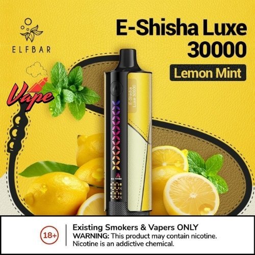 Elfbar E-Shisha Luxe 30000 Puffs Lemon Mint