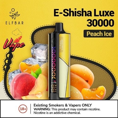 Elfbar E-Shisha Luxe 30000 Puffs Peach lce