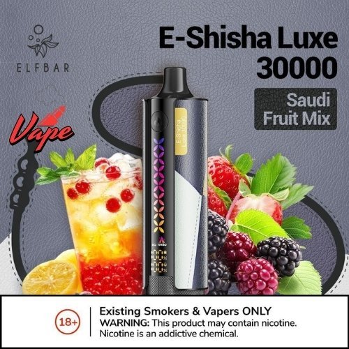 Elfbar E-Shisha Luxe 30000 Puffs Saudi Fruit Mix