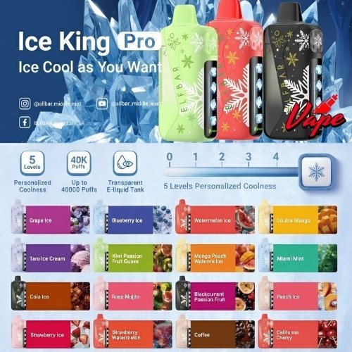 Elfbar Ice King Pro 40000 Puffs All Flavors