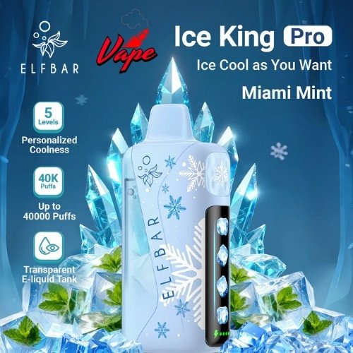 Elfbar Ice King Pro 40000 Puffs Miami Mint