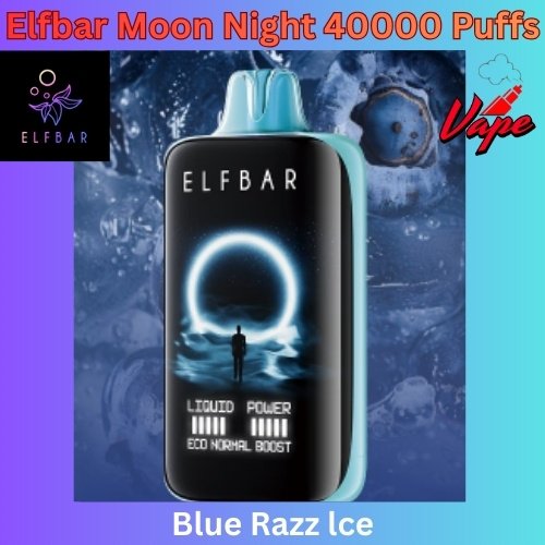 Elfbar Moon Night 40000 Puffs Blue Razz lce